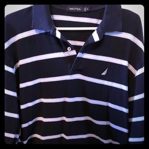 Nautica Long Sleeve Polo